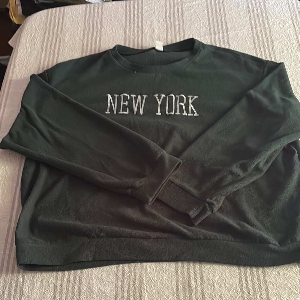 New York Dark Green Women’s Sweatshirt XL